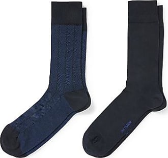 Dames Kleding voor voor Beenmode voor Sokken C&A Set Van 2 Paar-sokken-biokatoen in het Blauw 