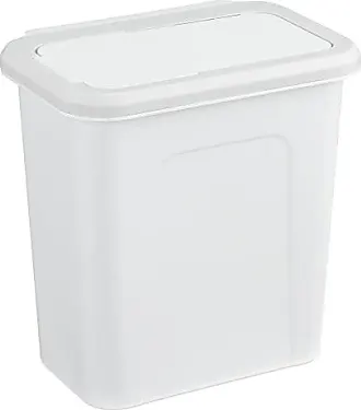 Navaris Mini poubelle - Petite poubelle salle de bain à couvercle