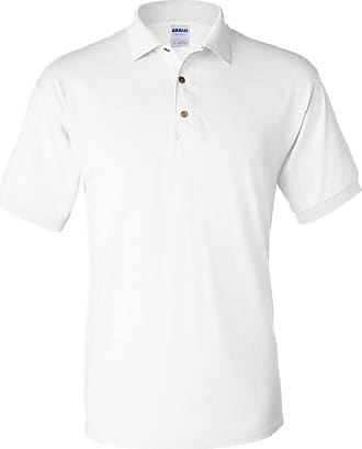 Gildan Gildan Adult DryBlend Jersey Short Sleeve Polo Shirt (2XL) (White)