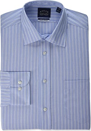 blue Eagle Mens Non-Iron Button Up Dress Shirt 17.5" Neck 35-36" Sleeve