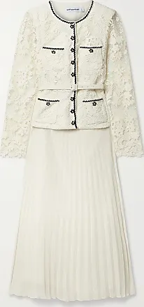 Calia lace-up cutout cotton-blend midi dress