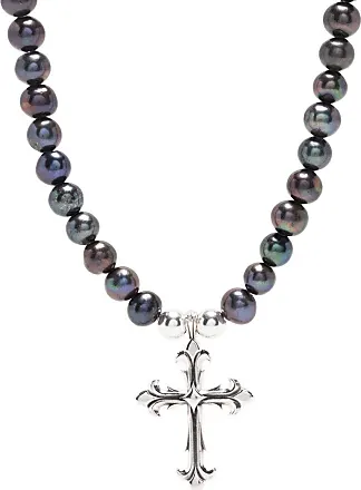 Black and Turquoise Cross Necklace – Renee's Designer Jewelry