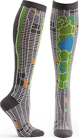 Over Knee High Socks,Fragmented Spirals in Enigmatic Psychedelic Style Environment Hyperbolic Mystical Design,60CM 