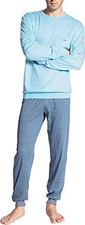 Calida Herren Bündchenpyjama dunkelblau 40767 Mode & Accessoires Kleidung Nachtwäsche & Homewear Schlafanzüge 