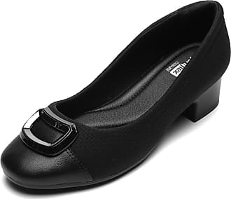 scarpin comfortflex liso preto