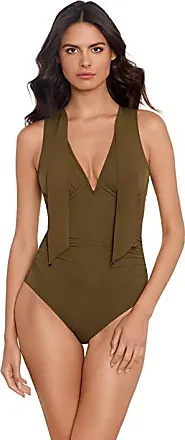 MagicSuit Women's Plus Size Swimwear Solid Susan Underwire Tummy Control  One Piece Swimdress : : Clothing, Shoes & Accessories