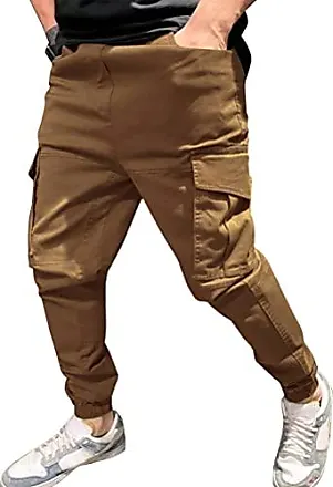 Pantalon Cargo Couleur Unie Pour Homme, Nouveau Design, Décontracté, En  Coton Élastique, Long, Style Militaire, Tendance 2020 - Casual Pantalon -  AliExpress