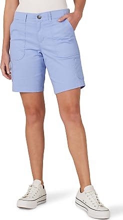 High-waisted Cargo Shorts in Blue Save 9% P.A.R.O.S.H Womens Clothing Shorts Cargo shorts 