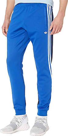 bright blue adidas pants