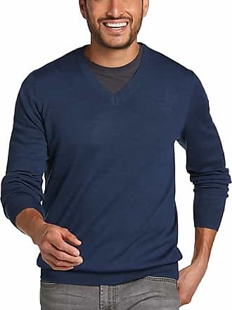 Mens Clothing Sweaters and knitwear V-neck jumpers for Men Philipp Plein Wool Jumper in Dark Blue Blue 