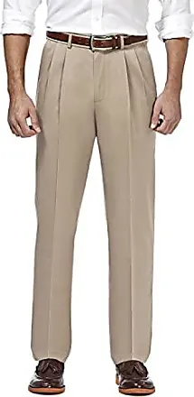 Haggar Men's Premium No Iron Khaki Straight Fit & Slim Fit Flat Front  Casual Pant, Khaki, 29W x 30L : : Clothing, Shoes & Accessories