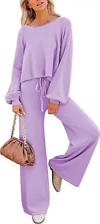 Pink Queen Vacation Outfits For Women 2 Piece Knit Travel Set Crop