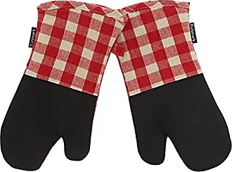 Cuisinart Silicone Oven Mitts, 2 Pack - Heat Resistant to 500 Degrees -  Handle Hot Kitchen Items Safely - Non-Slip Silicone Grip Oven Gloves with