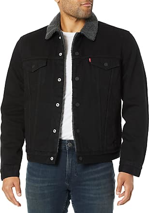 mens levi jacket black