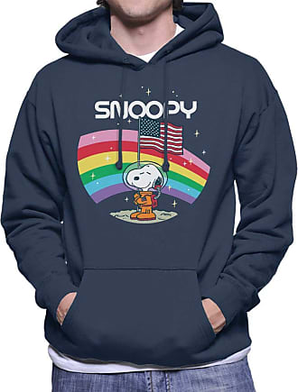 Peanuts Snoopy Starry Rainbow Moon Mens Sweatshirt