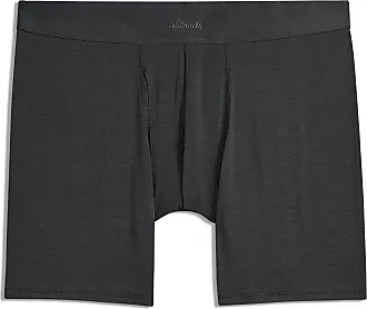 Cotton Collection ribbed cotton-blend jersey boxer shorts - Bone