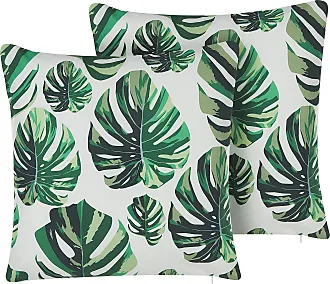 Set di cuscini per panca da giardino in tessuto con motivo a 2 foglie