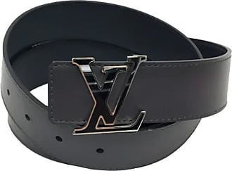 Louis Vuitton initiales 40mm reversible riem zwart/bruin