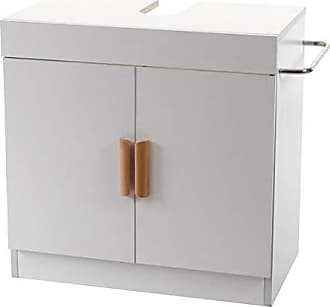 grau Mendler Waschbeckenunterschrank HWC-B63 60x60x30cm Badschrank Badezimmer Unterschrank Waschtischunterschrank