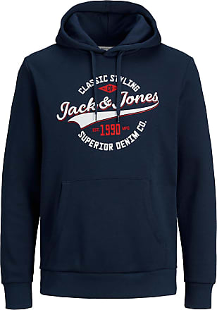 Rabatt 58 % Blau/Dunkelblau L HERREN Pullovers & Sweatshirts Hoodie Jack & Jones sweatshirt 
