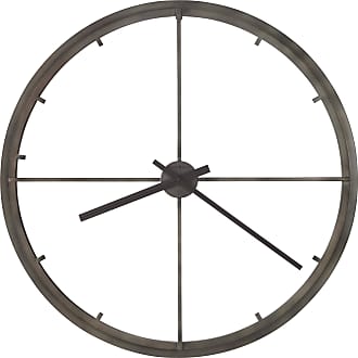 Port Hole Design Metal Timepiece Aged Silver Finished Frame Quartz Movement Vintage Home Decor Howard Miller Chesney Gallery Wall Clock 625-719 – 28.25-Inch Diameter 