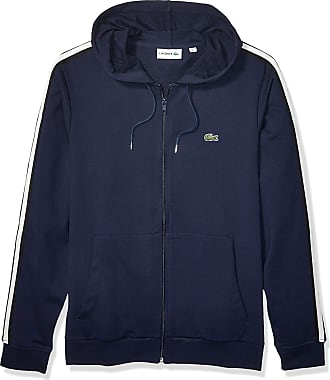 navy blue lacoste hoodie