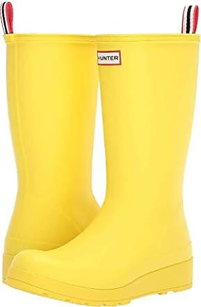 tall yellow rain boots