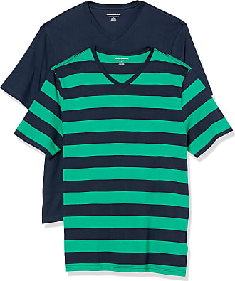 Fashion Shirts V-Neck Shirts edc V-Neck Shirt green flecked casual look 