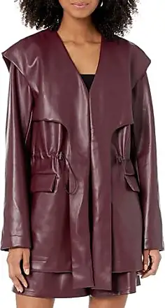Ladies Leather Jacket Purple Designer Fashion Real Leather Biker