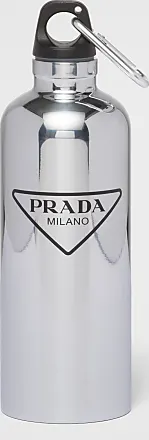 Prada Stainless Steel Insulated Water Bottle, 500 mL, Unisex, Silver