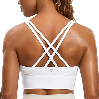  CRZ YOGA Womens Strappy Longline Sports Bras