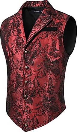 gilet costume rouge