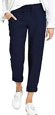 Pantalon taille élastique femme, en coton et lin - Armor-Lux