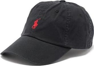 ralph lauren cap black and red