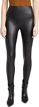 Yummie Women's Faux Leather Shaping Legging with Front & Back Seam