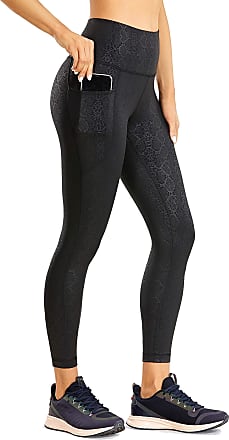 High Waisted Workout Leggings Full Length Tights Buttery Soft CRZ YOGA Women's Naked Feeling Yoga Pants 28 Inches 