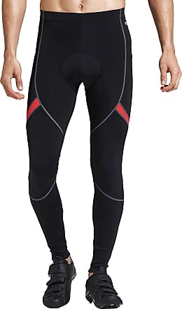 Truity Men's Compression Pants Dry fit Tights Baselayer Leggings Cycling Yoga Pants with Reflective Strip 