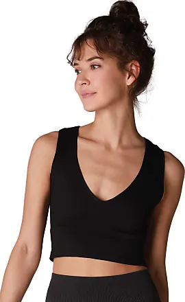 NIKIBIKI Women Seamless One Shoulder Ribbed Bralette, Made in U.S.A, One  Size (Black) : : Clothing, Shoes & Accessories