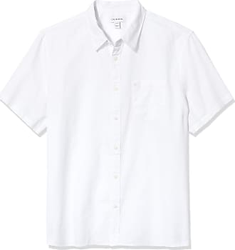 calvin klein men's short sleeve shirts