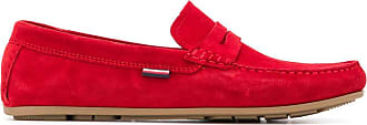 tommy hilfiger loafers red