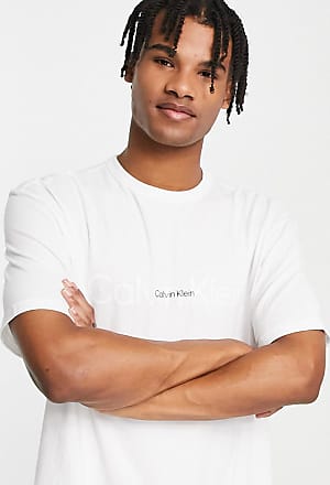 Men's White Calvin Klein Casual T-Shirts: 61 Items in Stock | Stylight