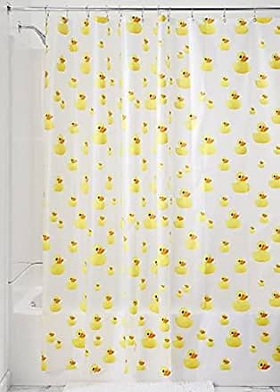 180 cm x 180 cm iDesign Bubble Fish PEVA Shower Curtain Multi Color 