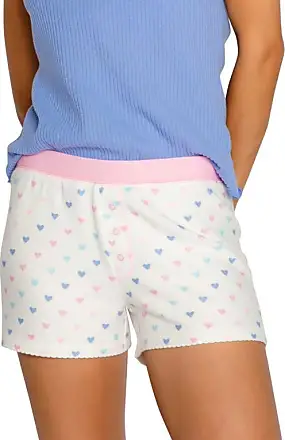 The Pointelle Cotton Pajama Pants Set - Dream Blossom in White Sand & Sky