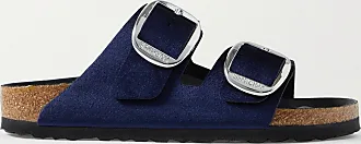 Birkenstock Arizona Bb Velvet Sandals in Blue