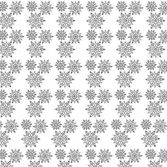 BANBERRY Designs Big Snowflake Decorations - Set of 10 Foam White Glitter Snowflakes - 12 Foam Snowflake - Snowflakes Window Decorations - Craft