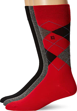 6-12 Khaki Sock Size:10-13/Shoe Size Chaps Men's Solid Rayon Blend Dress Crew Trouser Socks 3 Pair 