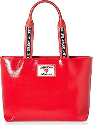 Exklusive Damen Lackleder Handtasche Shopper Rot #AC1050 