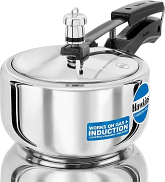  Hawkins B33 Pressure Cooker Stainless Steel, Small, Silver:  Home & Kitchen