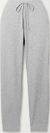 Muse brushed ribbed-jersey track pants