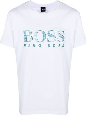 hugo boss white t shirt mens